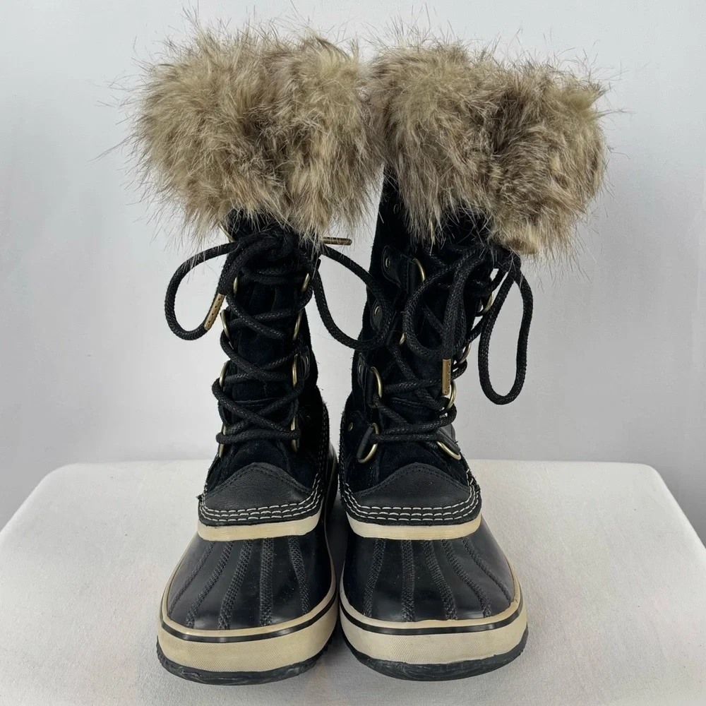 Sorel Joan of Arctic Waterproof Boot in Black‎ Size 6.5